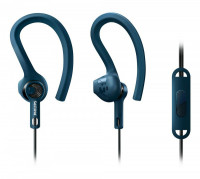 Imagen miniatura de AURICULAR PHILIPS IN EAR SPORT SHQ1405BL/00 MIC, RES. AGUA, CABLE KEVLAR