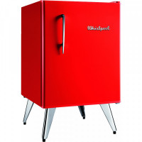 Imagen miniatura de FRIGOBAR WHIRLPOOL VINTAGE WRA08BVD ROJO 76L FRIO HUMEDO + ADAPTADOR